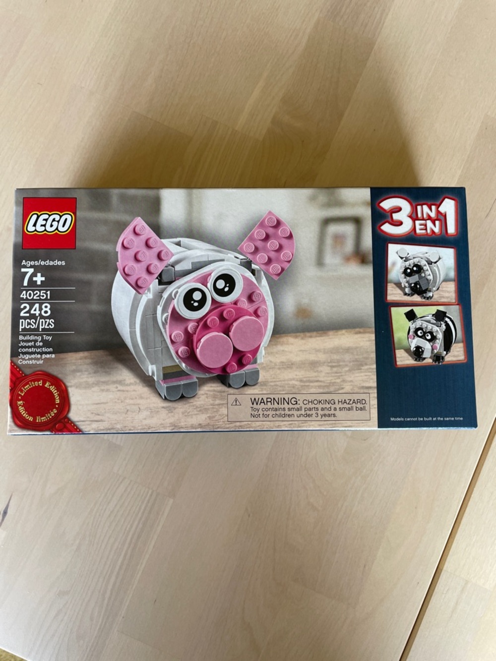NIB LEGO 3-in-1 Set 40251 Mini Piggy Bank Limited Edition 2017 GWP